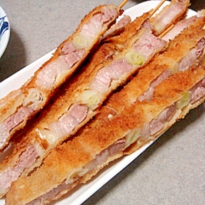 簡単だけど面倒だけど大好評!豚バラ串カツ